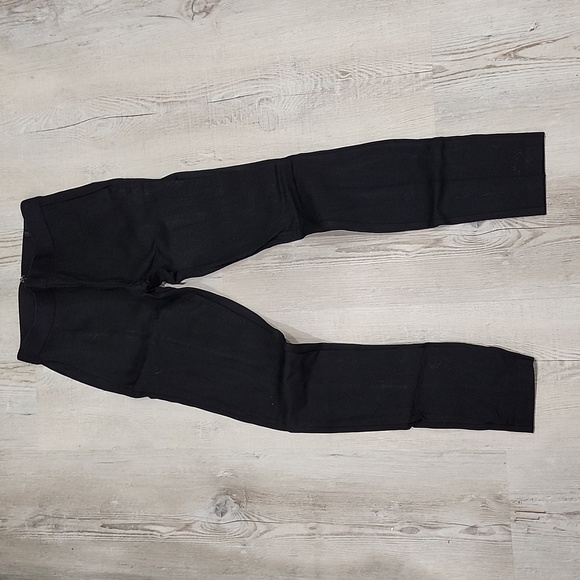 J. Crew Black Pixie Pant, 4 Regular, Stretch, Back Zip, Back Seams, Work Party - Picture 5 of 9